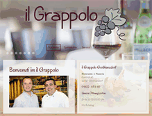 Tablet Screenshot of ilgrappolo.com